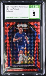 CSG 9 Cesar Azpilicueta 212 Panini Prizm 202-21 Premier LeagueRed Mosaic /159 - Picture 1 of 3