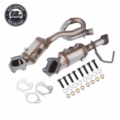 Convertidor catalítico izquierdo y derecho para Jeep Wrangler 2012-2018 3,6 L ajuste directo Foto 1 de 4