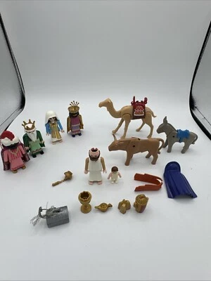 3996 3997 Playmobil Belén Set Figuras Pesebre Escena Figuras Piezas Incompletas A Foto 1 de 4