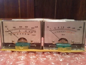 YAESU M1 and M2 Meters For YAESU FT-102 Work And Look Good - Picture 1 of 11