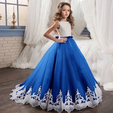 royal blue flower girl dresses uk