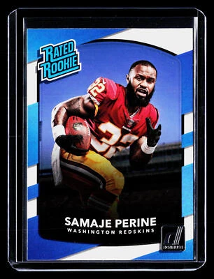 2017 Donruss Samaje Perine #306 RC Washington Redskins - Image 1 of 2
