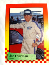 *  JOE THURMAN   NASCAR WINSTON CUP 1989 MAXX RACE Card # 179