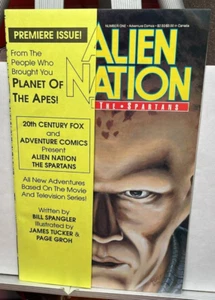 Alien Nation: The Spartans #1 Premier Issue Yellow Variant Adventure Comics 1990 - Picture 1 of 7
