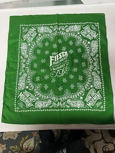 Ford Fiesta Movement Jon Contino Promotional Bandana Green Handkerchief - Picture 1 of 7