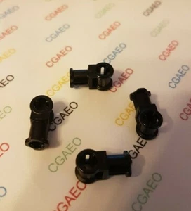 4 x Lego 32039 Technic, Axle Connector with Axle Hole - Black - Imagen 1 de 1