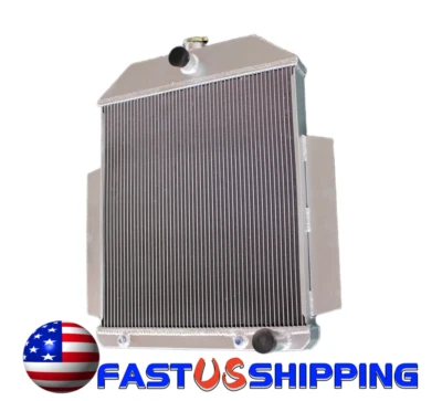 Radiador apto para camioneta/recogida Ford F1-F8 48-52 con cambio de motor Chevy L6/V8 A/T 56 mm Foto 1 de 4