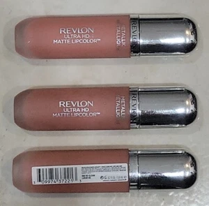 [LOT OF 2] REVLON ULTRA HD MATTE LIP COLOR METALLIC 690 HD GLEAM 0.2oz EACH. - Picture 1 of 2