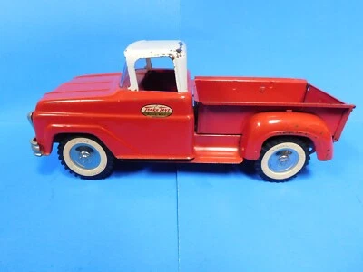Винтажный 1961 Tonka #302 прессованная сталь красный пикап Ford *ST - Изображение 1 из 4