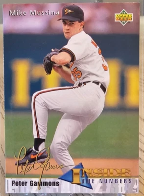 1993 Upper Deck Inside the Numbers Mike Mussina #463 Orioles - Image 1 of 2