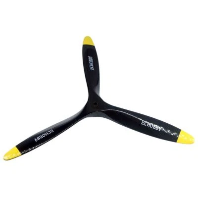 3 Bladed 13in Engine Wood Propeller Black 13x6 13x7 13x8 13x10 for Nitro Gas RC - Image 1 of 4