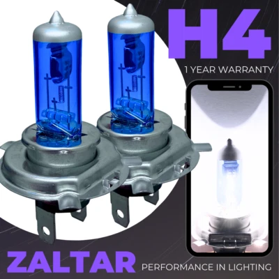 H4 Xenon 100w Super White 472 P43t Brighter Halogen Headlight Car Bulbs 12v x2 - Image 1 of 4