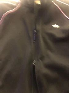 Twenty one Women Black with pink piping Track Jacket with zipper size M - Picture 1 of 8