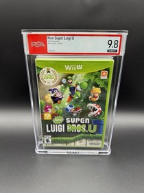 Nintendo Wii U New Super Luigi U Graded PSA 9.8 A+ New Sealed Wata Cgc Vga