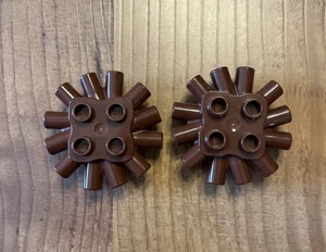 Lego Duplo CAMPFIRE CAMPING CAMP FIRE LOGS for House Indians Camp Cavemen - Picture 1 of 3