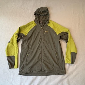 Outdoor Research Ferrosi Hoody Jacket Men XL Green Stretch Packable Hiking - Picture 1 of 12