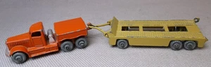 1955 Matchbox Lesney Diamond T Prime Mover w/ Transporter Trailer (no Ramp) - Picture 1 of 10