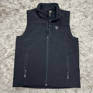 Ariat Boy’s Small -8 Vernon 2.0 Softshell Water Resistant Black Vest #10024058 - Picture 1 of 10