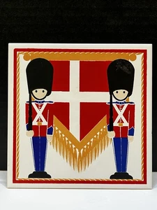 Danish Soldiers Tile Trivet, New - Picture 1 of 2