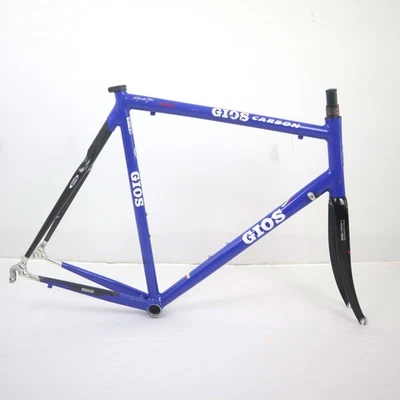 Raro cuadro de bicicleta de carretera Gios - 60 cm - tubo Dedacciai V107 - horquilla Mizuno Foto 1 de 4