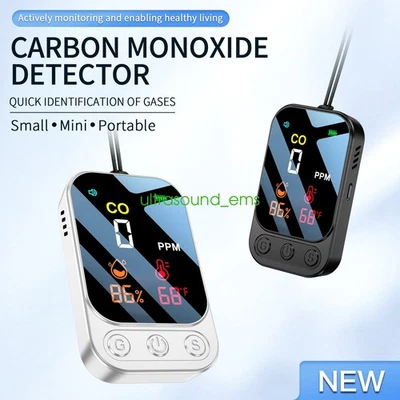 1XPortable Carbon Monoxide Detector [3-in-1] Mini Size CO Monitor With Kickstand - Image 1 of 4