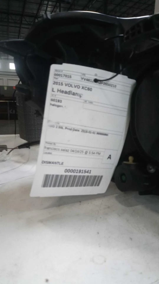 Faro halógeno izquierdo conductor para VOLVO XC60 435049 14-17 Foto 1 de 3