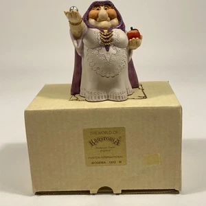The World of Krystonia Figure Wodema 1302 Figurine Crystal Woman Apple Vintage - Picture 1 of 12