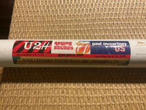 3 MGM GRAND Las Vegas 2005 U2, Stones, McCartney Promo Konzert Poster Neu Röhre - Bild 1 von 1