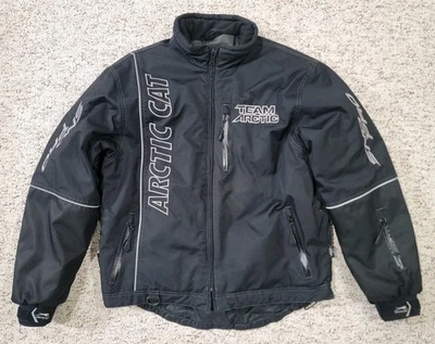 Team Arctic Cat Snowmobile Jacket ArcticWear 3M Scotchlite SnoPro Men Size Large - Image 1 of 4