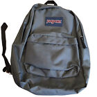 Jansport Gray Backpack T501 School Travel Blue Tag Polyester