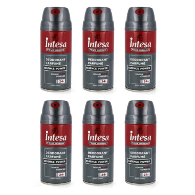 INTESA POUR HOMME intesa da uomo deo Odour Block Essence Power 6x 150ml männerdeo