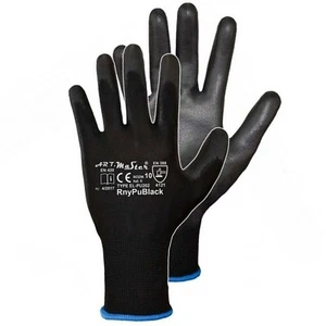 12 - 240 Paar Arbeitshandschuhe Mechanikerhandschuhe Montagehandschuhe Garten PU - Bild 1 von 10