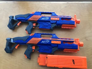 Nerf N-Strike Elite Rapidstrike CS-18 LOTTO di 2 w/2 18 Rnd Mags alimentato a batteria - Foto 1 di 10