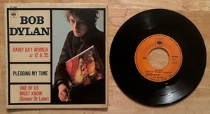 45 7" FRENCH EP BOB DYLAN RAINY DAY WOMAN #12 & 35 - Picture 1 of 2