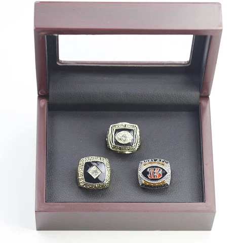 1981 1988 2021 Cincinnati Bengals American League Championship Ring Set of 3 Cover