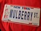 🔥 Vintage SEALED! Auto '94 NYC Mulberry Little Italy Novelty License Plate NOS 