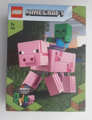 LEGO Minecraft Schwein mit Zombiebaby BigFig Set 21157 - Bild 1 von 4