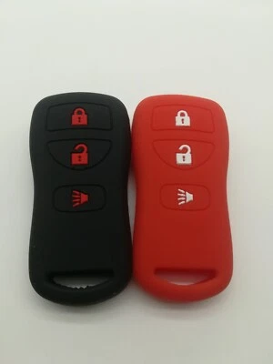 2*Fob key cover For NISSAN XTERRA PATHFINDER FRONTIER TITAN VERSA SENTRA ARMADA - Image 1 of 4