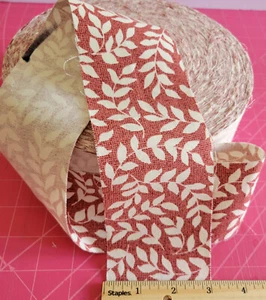 Fabric Strip Roll  Yards x 3"  Braided Rag Rug  Basket - Picture 1 of 5