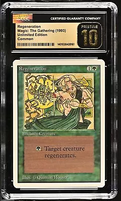 REGENERATION Unlimited C CGC 10 MTG [Nostalgium] - Image 1 of 2