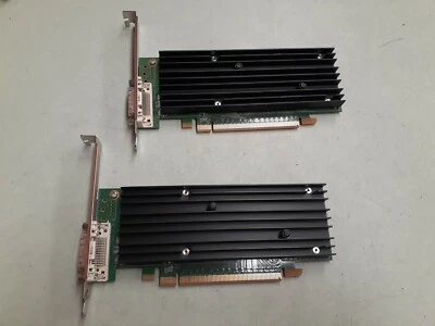 (2) HP NVIDIA Quadro NVS 290 256MB DMS-59 Video Card 454319-001 456137-001 - Image 1 of 4
