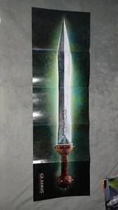 GLADIUS SWORD VIDEO GAME POSTER 33.5" x 10.5" SONY PLAYSTATION 2 PS2 RARE 🔥 - Picture 1 of 4