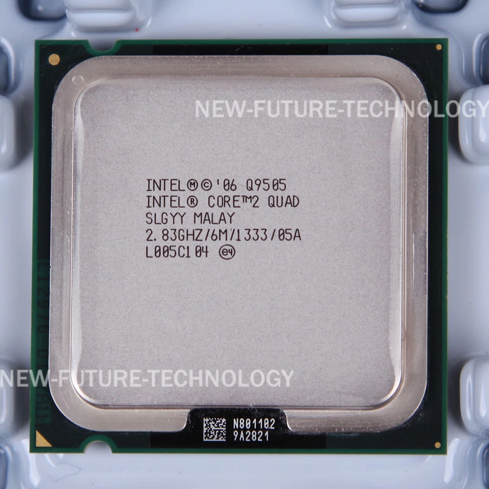 Intel Core 2 Quad Q9505 (BX80580Q9505) SLGYY 2.83 GHz 6 MB LGA 775 CPU 1333MHz - Image 1 of 1