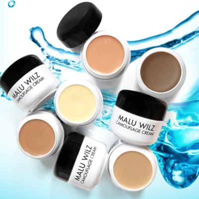 Malu Wilz Camouflage Cream 6g Waterproof Concealer Trouble Foundation+ Free Gift