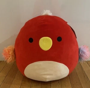 NWT Squishmallow 14" Paco The Red Parrot 2019 - Picture 1 of 7