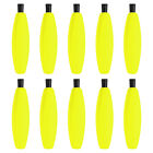 10pcs EVA Peg Float 2&quot; Fishing Foam Bobber for Catfish Rig Fish, Yellow