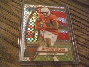Matthew Golden - 2024 Bowman Chrome University X-FRACTOR Rookie RC #129 PACKERS - Imagen 1 de 2