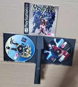 Vanguard Bandits (PlayStation 1, PS1 2000) GAME + DEMO Cd + Manual, No Artwork - Picture 1 of 5