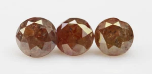 Natürlicher runder Brillantschliff Diamant 1,07 ct Fancy Brown Farbe lose Diamant - Bild 1 von 8