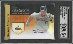 Jose Altuve 2012 Topps #GMA-JA GOLDEN MOMENTS 1st YR PACK AUTO SGC 9.5/10 POP 2 - Picture 1 of 3
